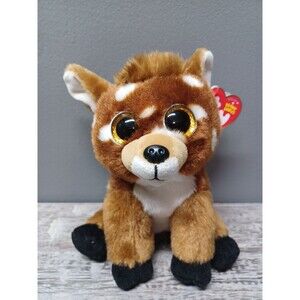 TY BUCKLEY the Deer Fawn Plush 6” Stuffed Animal VelveTy
